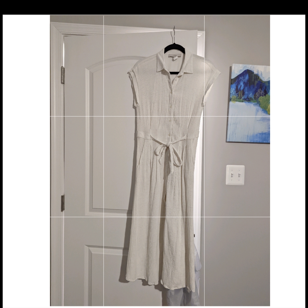 Loft Nwot Linen Midi Dress